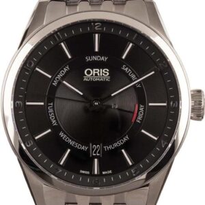 Oris Artix Pointer Day, Date Stainless Steel Black Dial