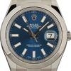 Mens Rolex Datejust II Ref 116300 Blue Dial