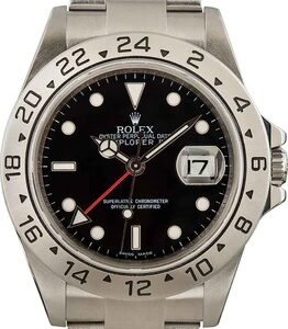 Men’s Rolex Explorer II 16570 Stainless Steel